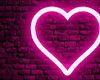 Pink Neon Heart anim Bg