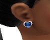 SAPPHIRE HEART EARRINGS