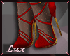 ✨Lux *Heels*Red*Cuffs