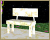 Gold Marble Bench