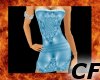 CF Corset Dress Blue