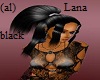 (al) Lana black shining