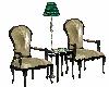 Halo Gold Chair Set