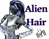 Alien Hair Blue pulse