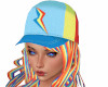 Rainbow Hat + Hair
