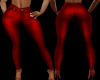 F RED LEATHER PANTS