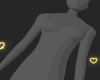 Gold Body Stars + Hearts