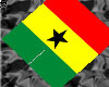 ~Ghana Hand Held Flag