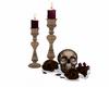 C* candles + skull