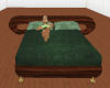 (SC)Green Velvet Bed