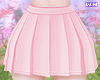w. Pink Pleated Skirt