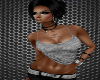 P* Crop Vest Grey
