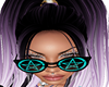 purple black white mix