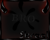 S| BRO BRO Sign Black