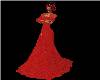 Red formal Gown