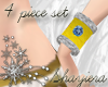 :ICE Jeweled Cuff set