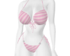 Pink Striped Bikini