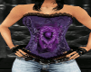 ! Purple Flower Top.