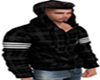 Black Plaid Hoodie