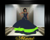 Seahawks Fishtail Gown