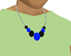 black blue neckless