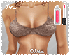 A| Glittery Bra |Tan
