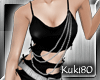 [K80] Black PVC Dress