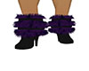 purple nd black boots