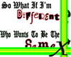 **X** So What-Different