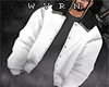 W | White jacket w fur