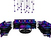 Purp/Blue Couch Set