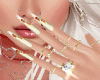 ♥ Flowers Nails + Ring