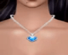 Necklace Blue Heart