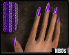 Star Purple Nail