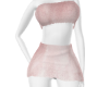 Pink Mini Skirt Set