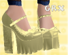 {GR} yellow heels