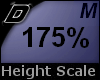D► Scal Height*M*175%