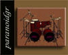 G-Red Drums Set