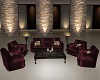 Burgundy Couch Set