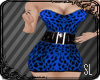 !SL l Blue Spotted Dress