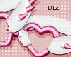 !!D Knee Spikes Pink