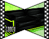 G|Green/Blk Couch
