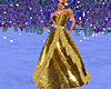 !Tinsel Gown - Gold