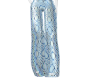 MEGS LT BLUE CROCHET PAN