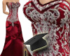 Elena Red Xmas Gown VD