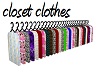 Closet Clothes On Hanger