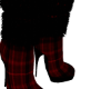 Sexy Red Plaid Boots