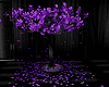 purple fallin leafs tree
