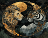 6v3| Lion and Tiger Rug