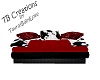 Red & Black Chat Couch